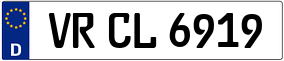 Truck License Plate